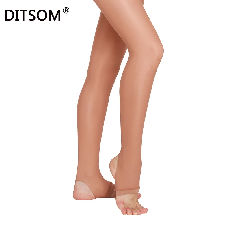 

2019 Stirrup Shimmery Tights For Women Quality Shining Shaping Pantyhose Tights Stockings Fitness Stage Dancing Tights