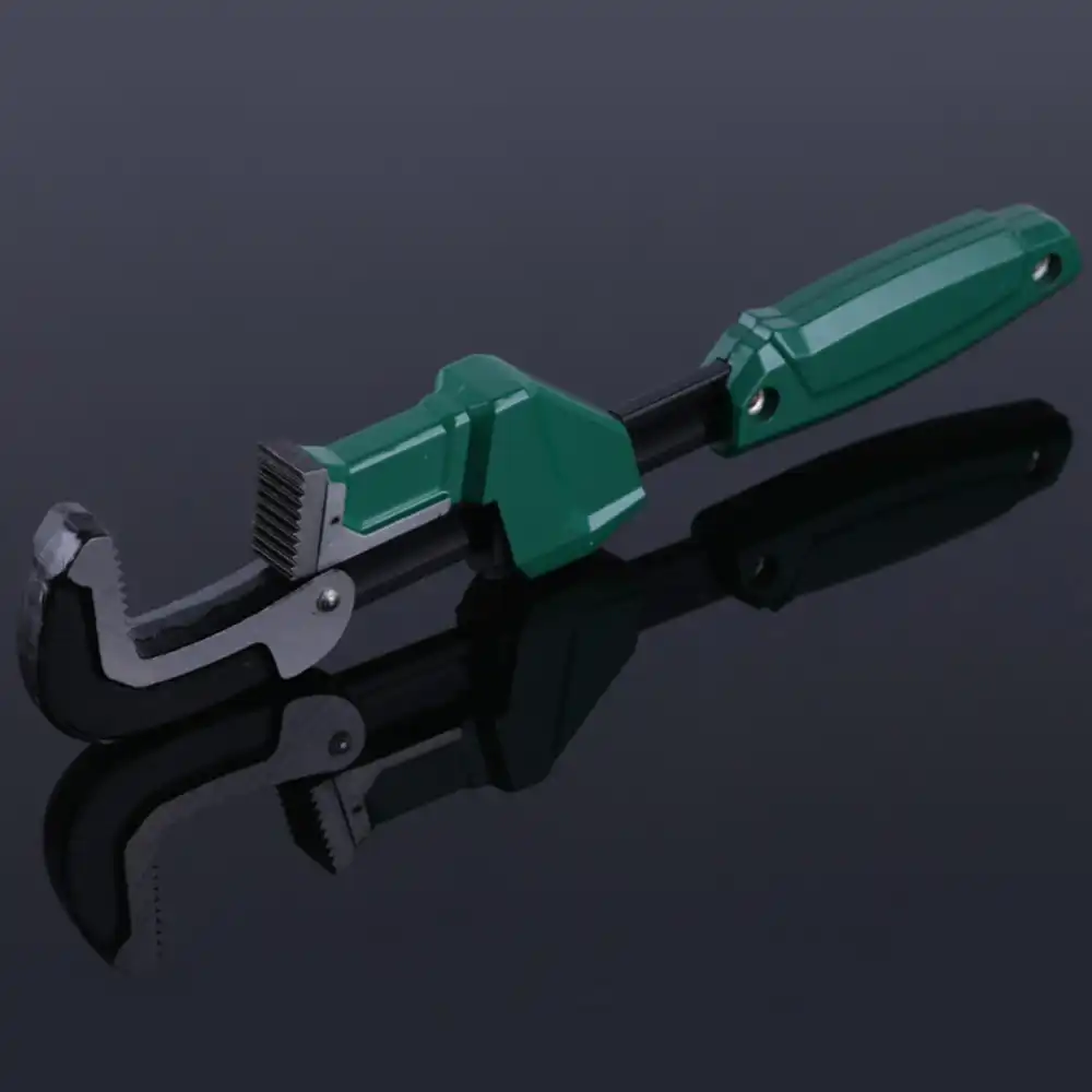 1pc new pipe wrench adjustable plumbing wrench high torque clamp