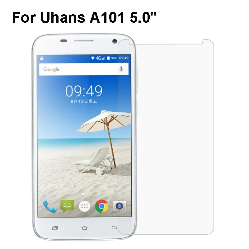 

Uhans Note 4 A101 H5000 i8 Telefon Glass Transparent Protection Screen Film For Uhans A101 H5000 Note 4 i8 Screen Glass Film