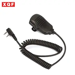 XQF 2 Pin Динамик микрофон для Kenwood Baofeng UV-5R WOUXUN Радио