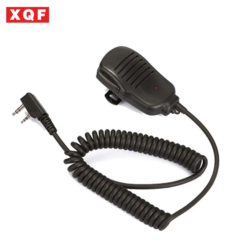 XQF 2 контактный Динамик Микрофон для KENWOOD BAOFENG UV 5R WOUXUN радио|speaker mic|radio micbaofeng mic |