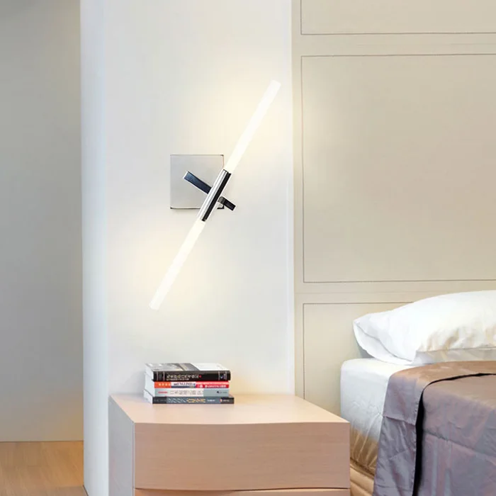 

Postmodern contracted art designer industrial background wind corridor bed sitting room the bedroom decorates wall lamp