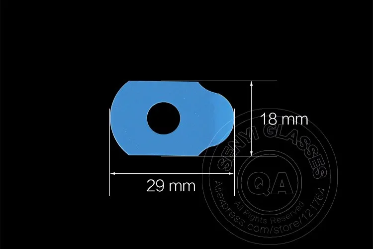 1000 шт./рулон) высокое качество очки Объектив блокирующая панель защита линз стикеры колодки клей окантовка Pad DAS Pastilles клей