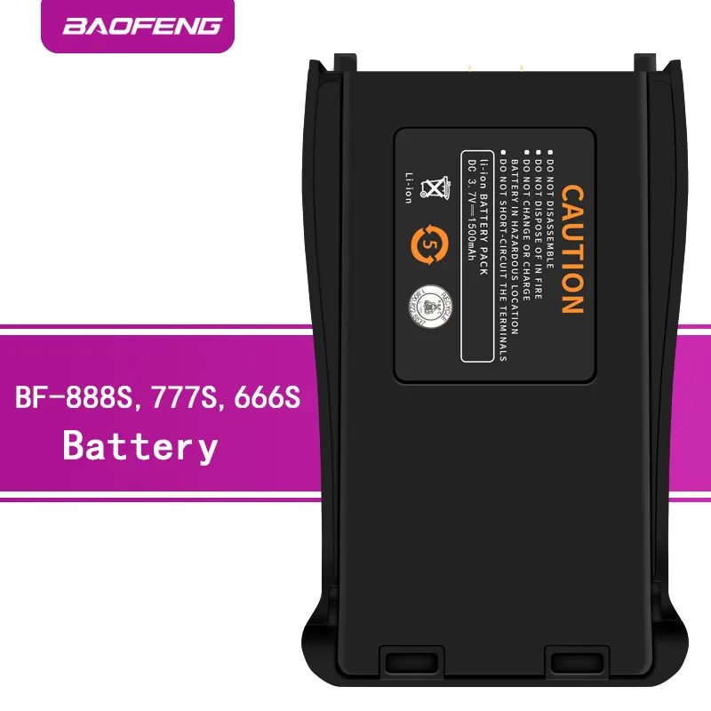 Оригинальный Baofeng BF 888S 3 7 V 1500 mah литий ионный запасной аккумулятор для Bf BF888S 888 S
