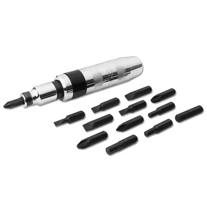 

13-Piece Chrome-vanadium Steel Impact Screwdriver Set Hand Impact Drive Set