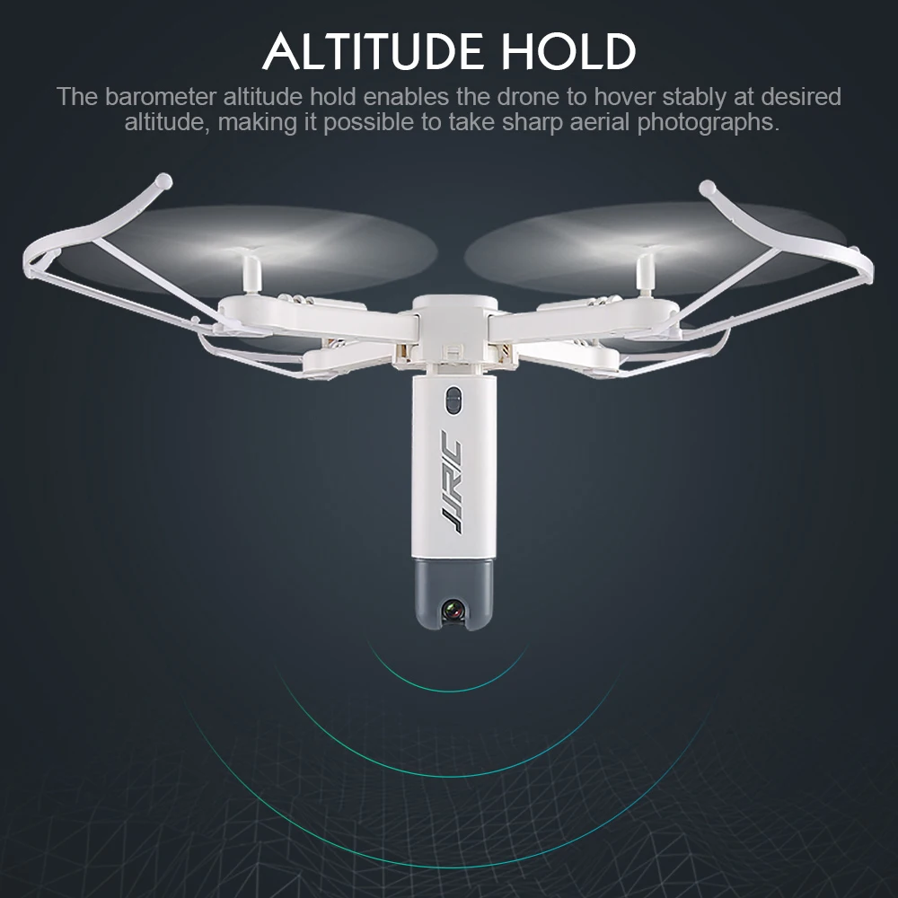Квадрокоптер JJR/C JJRC H51 Радиоуправляемый реактивный 360 Wi Fi FPV Селфи Elfie Дрон с