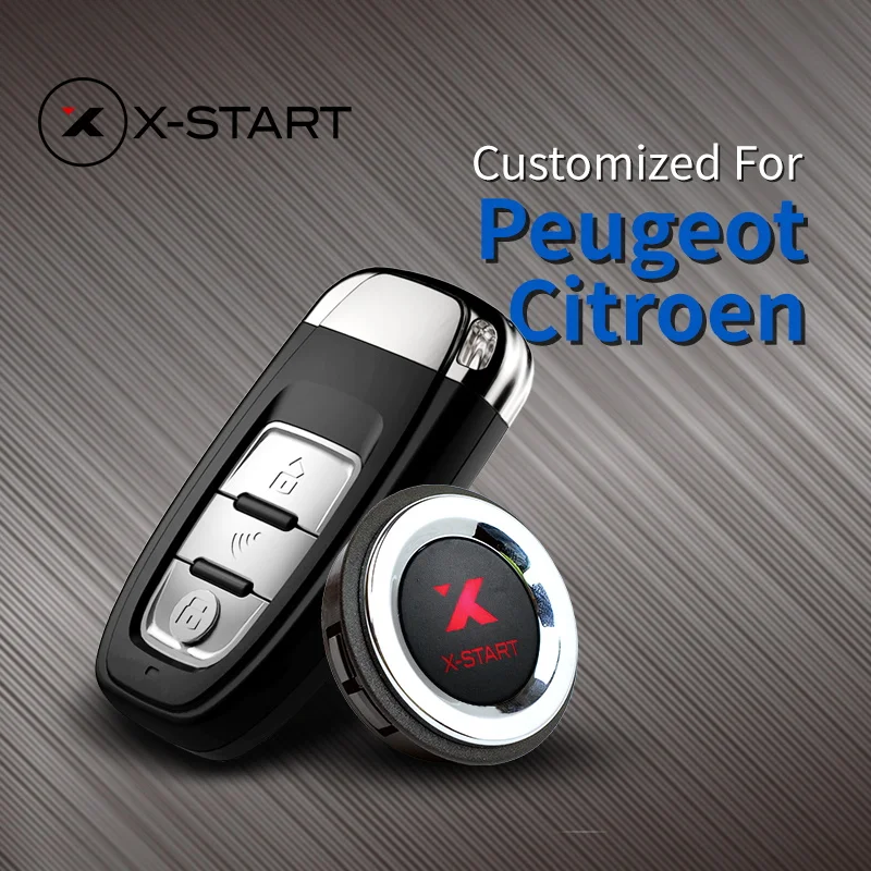 X start Keyless Go Smart Key Система бесключевого доступа удаленного кнопку старт для peugeot