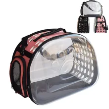 Сумка для кошек, рюкзак для домашних животных, кошка и собака, общая прозрачность, складной, дорожный, прозрачный, дышащий, кот, сумка, домашнее животное