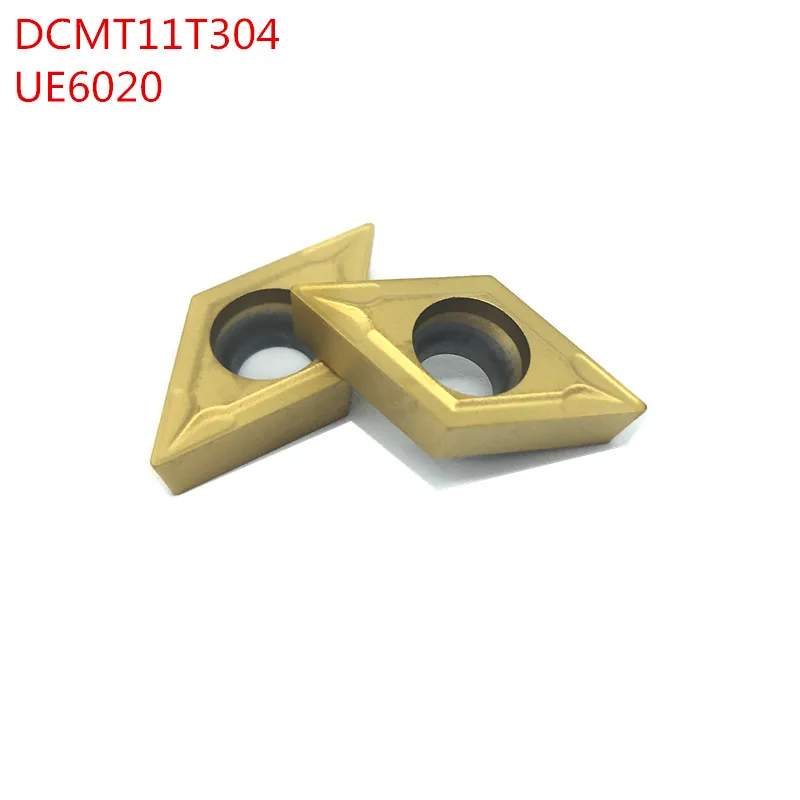 

DCMT11T304 UE6020 50PCS carbide inserts Internal latter cutter turning tool cnc machine cutting tools tungsten