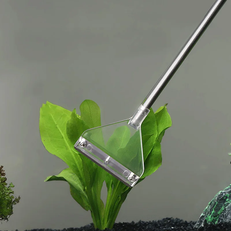 

Hot Fish Tank Alga Scraper Cleaner Long Handle Seaweed Cleaning Brush for Aquarium FQ-ing