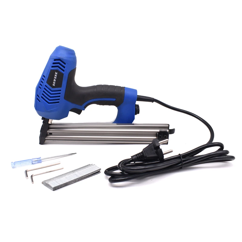 Electric Framing Tacker Stapler Gun FX30 Bevel Eletric Nailer Gun With