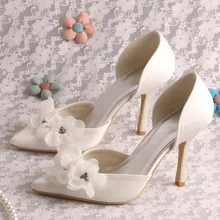 Magic Custom Handmade Classy Party Ladies Dress Shoes Bride Thin Heel Size 7