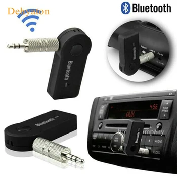 

2018 Universal 3.5mm Jack Handsfree Music Audio Receiver Wireless Bluetooth Car Kit Auto AUX Adapter for Speaker Headphone Car