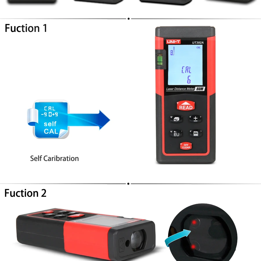 UNI-T UT390B+ профессиональный лазерный дальномер 40 м измерение для охоты лазерный измеритель телеметро дальномер