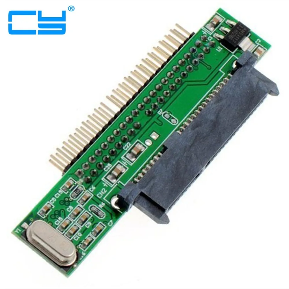 

2.5 "polegadas 7 + 15 P 22 P Serial ATA SATA HDD Disco Rigido SSD de 2.5" 44 PINOS IDE Adaptador Compact Converter JM20330 Chip