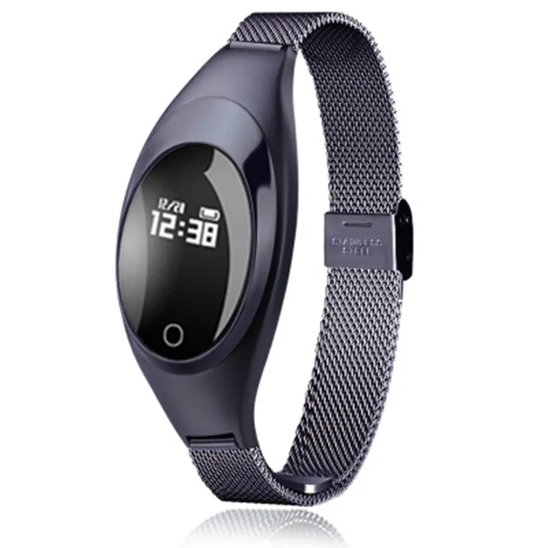 Woman gem smart bracelet blood pressure blood oxygen detection heart rate monitoring exercise call remind Bluetooth sports watch