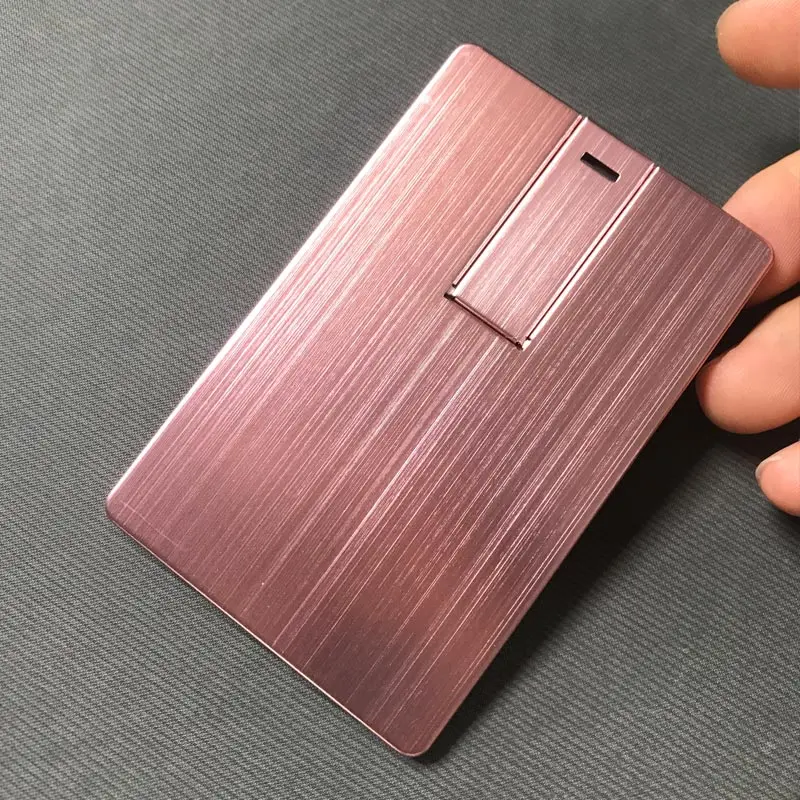 Металлическая визитная карточка Pormo USB флэш 8 ГБ 16 32 64 Гб супер тонкая Подарочная
