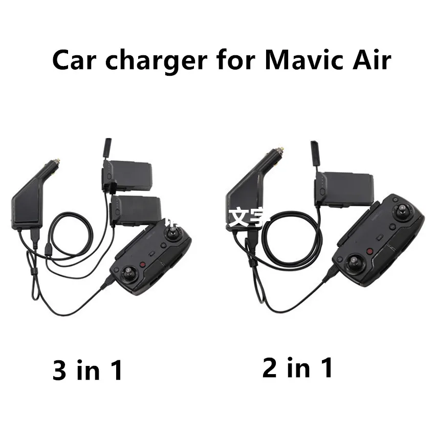 

DJI Mavic Air Car Charger Portable Travel Charger for DJI Mavic Air Drone Battery Remote Control 12V Vehicle Transport Charging