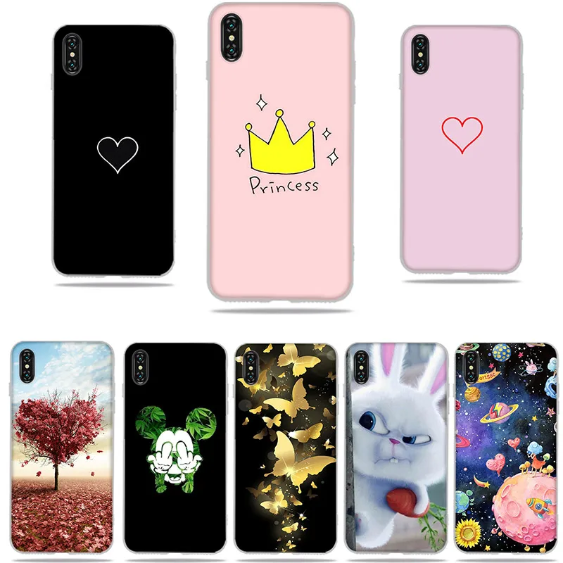 

For iphone XR Case Cute Animals Lover Pattern Soft Silicon Case Cover For iPhoen 7 8 6 6S Plus 5S SE X XS Max Clear TPU Case Bag