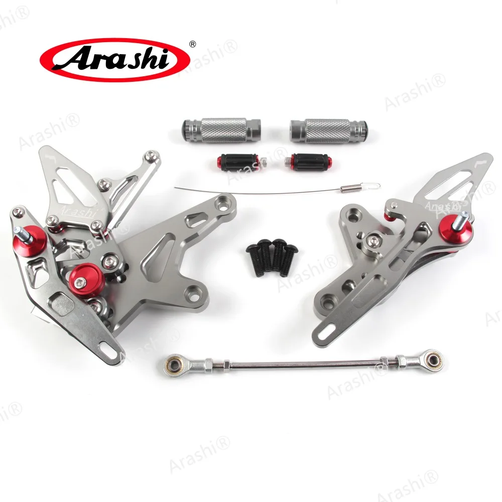 

Arashi CNC Adjustable Rearset For KAWASAKI Ninja ZXR400 2018 - 2019 Footrest Rider Foot Pegs ZX-R400 ZXR-400 ZX-R ZXR 400 Motor