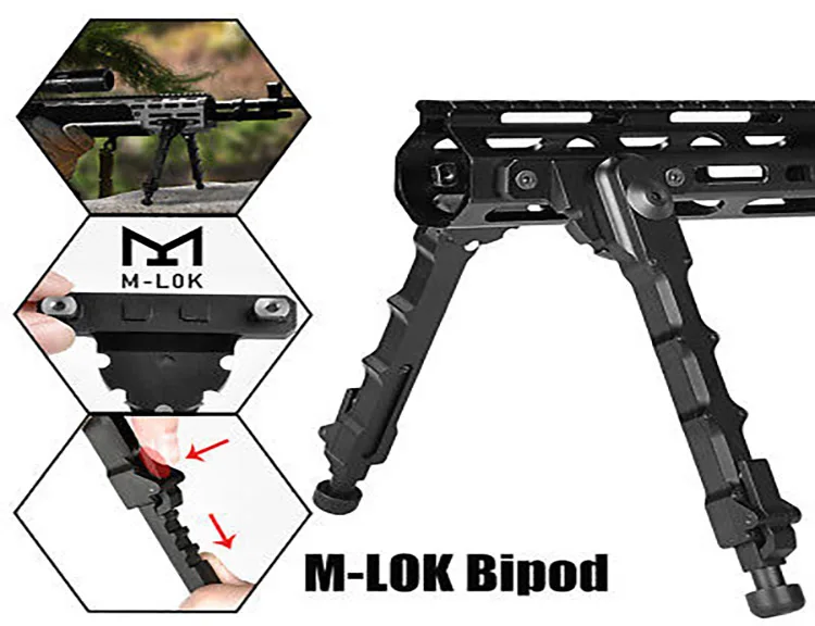

7.5-9in Alloy Split Support for M-LOK style Handguard AR15 SR16 M4 Paintball Gelball Blaster Accessory
