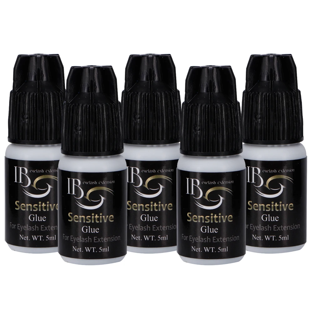 

5bottles/lot I Beauty Eyelash Extension Glue for Sensitive Eyes Low Odor No Stimulate Free Shipping