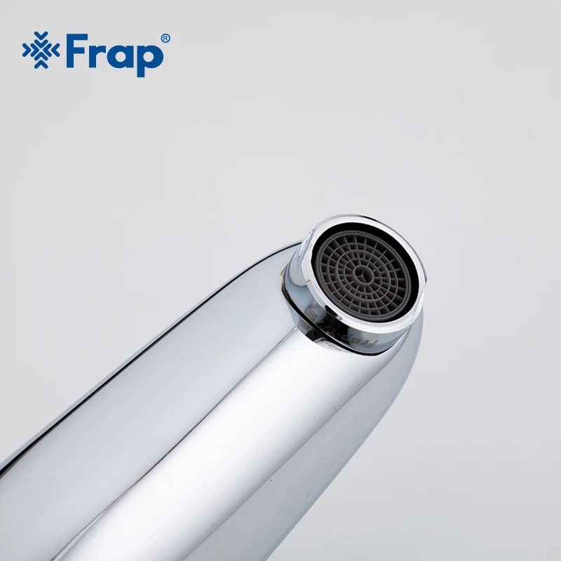 Смеситель для раковины Frap F1068 однорычажный кран из латуни холодной и горячей воды