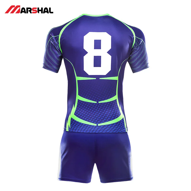 Diseño profesional de Rugby de los hombres jersey de secado rápido transpirable camisetas de rugby personalizado