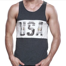 Хлопок Для мужчин майка Верхняя одежда Облегающая майка Майки для тренировки человек Race джоггеры Фитнес фуфайка