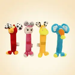 Новорожденных bb-бар погремушка колокол палка кукла колокольчики детские игрушки мягкие модели животных