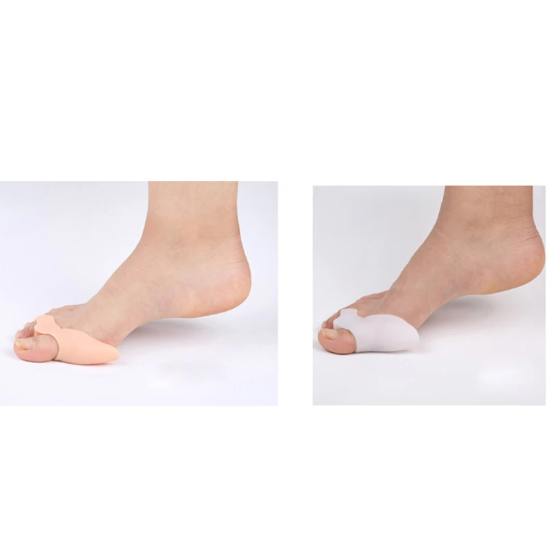 2Pcs Silicone Gel Toe Separator Metatarsal Bunion Splint Protection Corrector Orthotics Hallux Valgus Pain Relief Foot Care Tool