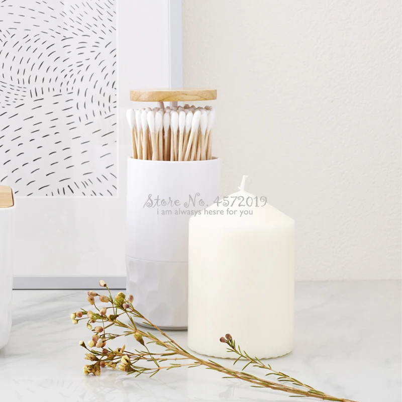 

smart home xiaomiSmart Home XiaomiCreative Automatic Cotton Swab Storage Box Hand Press Retractable Can