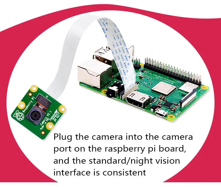 Новый оригинальный Raspberry Pi 3 Model B/B + Plus камера V2 и PiNoir камера V2 дистанционное управление видеомодуль 8MP