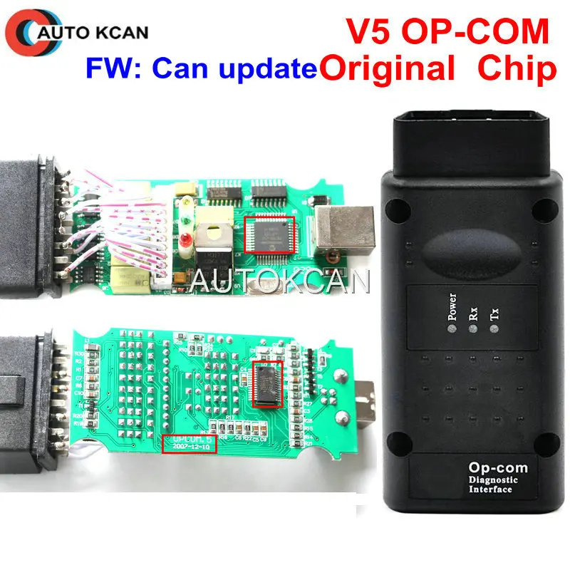 

V5.0 PCB V5 PCB Firmware v1.59 can update PCB V5 version Opcom OP com Original Chip OBD2 For Opel op-com Auto Diagostic Tool