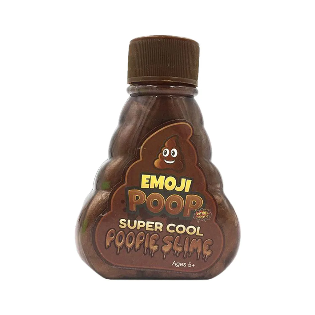 

120ml Poop emoji Clay Slime DIY Crystal Mud Mixing Foaming Mud Soft Relief Slime Kids Toy Imagination Creativity Antistress C522