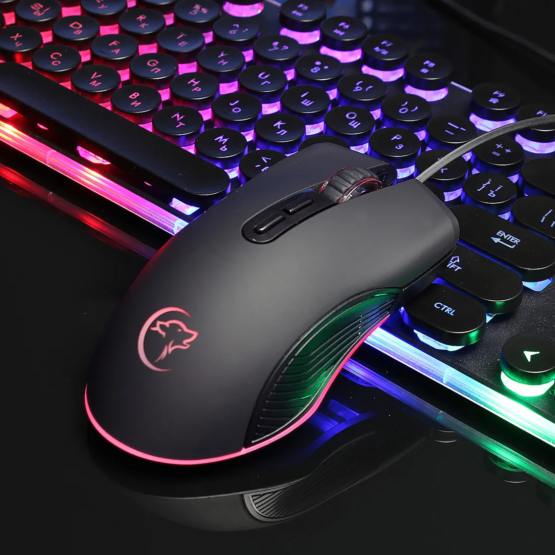 Мышь Raton Ordenador черная проводная мышь Dpi игровая эргономичная геймерская Usb