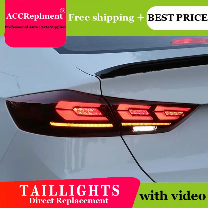 4PCS Car Styling for Hyundai Elantra Taillights 2016 2018 for Elantra