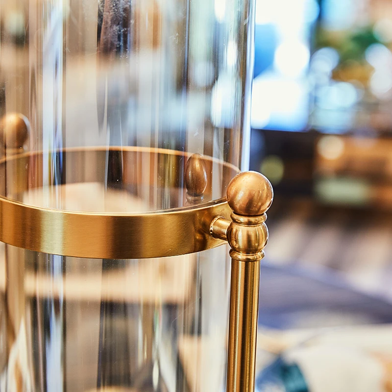 Высококачественная Европейская стеклянная ваза для гостиной Настольная цветов