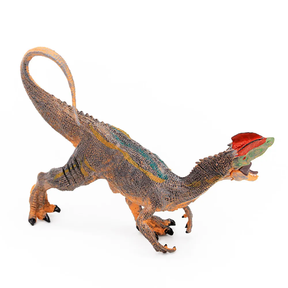 

1pc Double crown dragon Model Educational Simulated Double Crowned Dragon Kids Children Dinosaur Model Toy 5.14