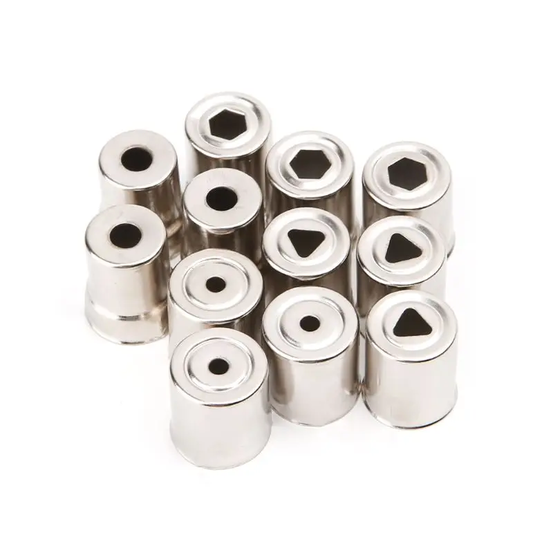 12pcs Magnetron Steel Caps Microwave Oven Replacement Silver Tone For Galanz Midea Haier 12pcs Magnetron Steel Caps Microwave Oven Replacement Silver Tone For Galanz Midea Haier