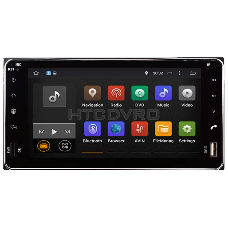 Perfect YMODVHT 7inch Octa Core 4GB+32GB Android 9.0 Car DVD Player for Toyota Corolla Radio Stereo GPS Navigation 0