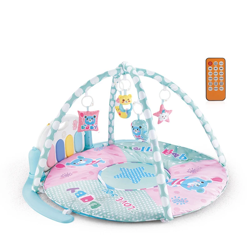 

Baby fitness pedal piano newborn remote control music toy infant pedal piano baby activity gym