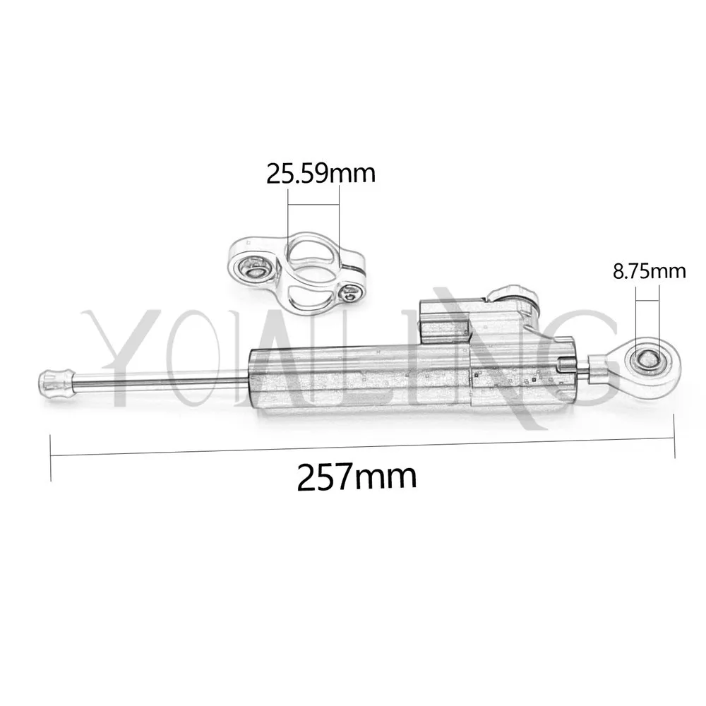 Мотоциклетный демпфер руля StabilizerLinear демпфер руля для HONDA CBR900 CBR919 929 CBR1100XX CBR 600 F4i CB600F