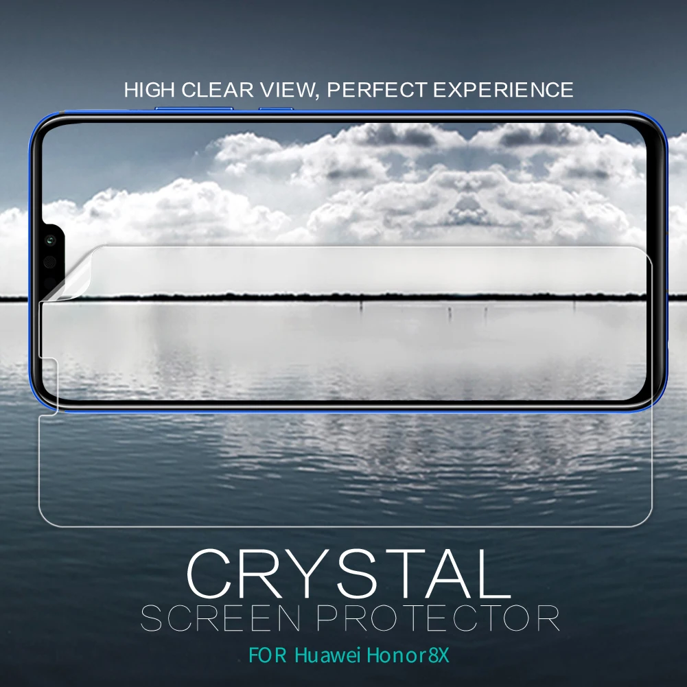 2 шт/комплект NILLKIN защита экрана для huawei Honor 8X Super clear ПЭТ HD защитная пленка Honor8X 6 5