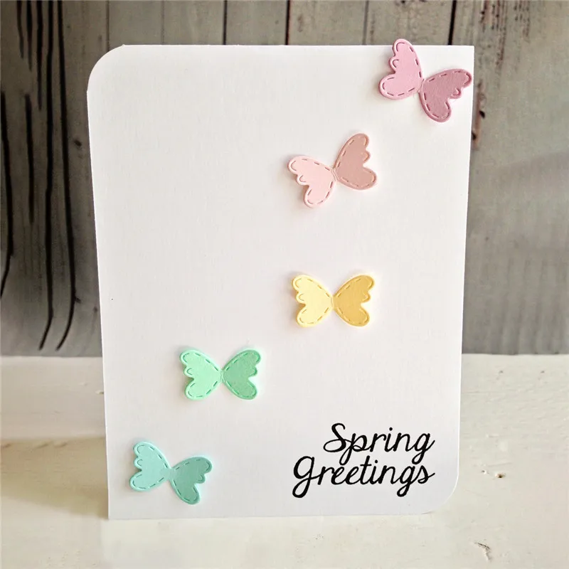 

Naifumodo 4Pcs/Lot Butterfly Metal Cutting Dies Scrapbooking Animals for Album Decoration Embossing Stencil New Arrival 2019