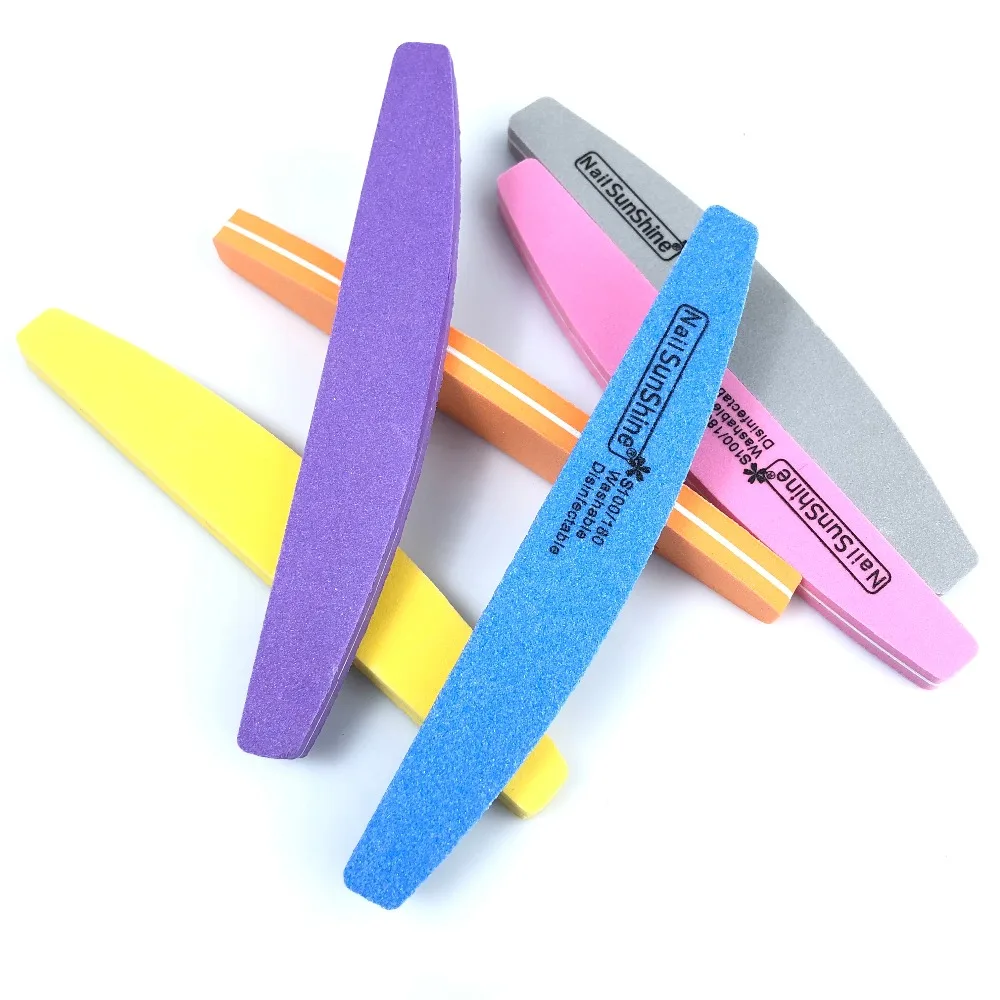 

10pcs/Set Nail Files Art Sanding Buffer 100/180 Manicure Nail Art Files Slim Sanding Set Nail Buffers Polish Gel Tools