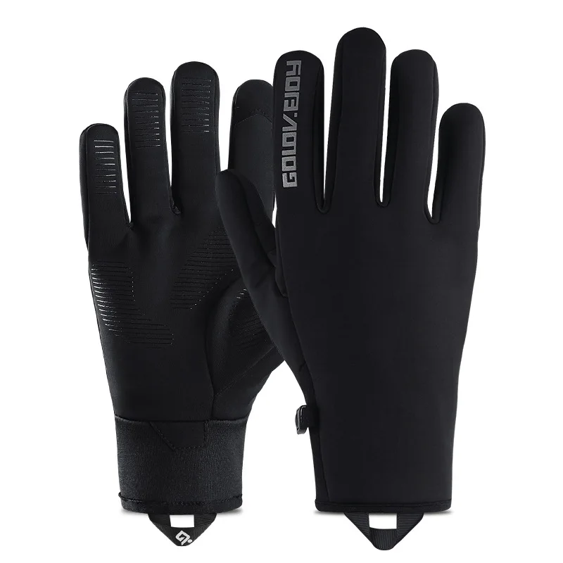 

Winter Cycling Gloves Men Women Touch Screen Waterproof Gloves Road Bike Warm Fleece Lined Ski Gloves Bike Gloves