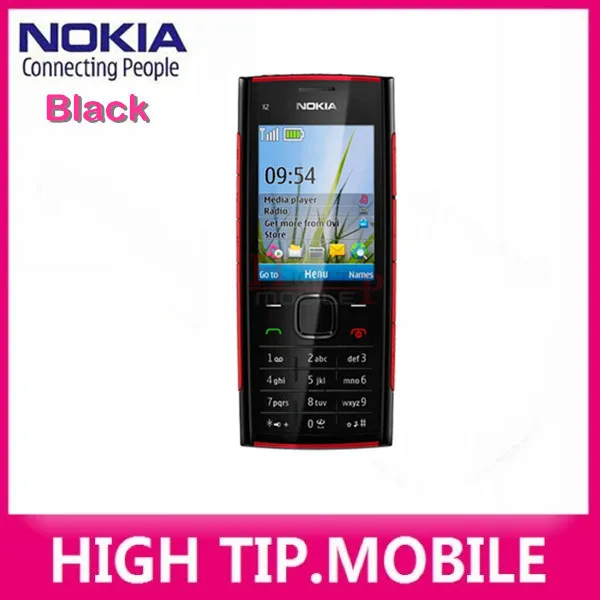 Оригинальный разблокирована Nokia X2 00 мобильный телефон 5.0MP Восстановленное камера