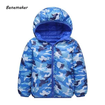 

Benemaker Children Winter Camouflage Jacket For Girl Boy Double-side Coat Ropa De Niño Kid Clothes Baby Clothing Outerwear JH077