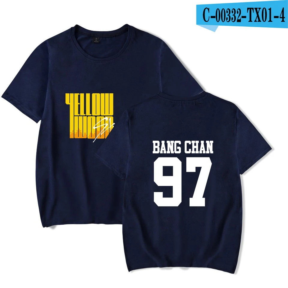 navy blue Новая детская футболка в стиле хип-хоп с надписью «желтая древесина» для мальчиков и девочек, летняя Высококачественная зимняя Молодежная Модная Удобная футболка - Цвет: navy blue